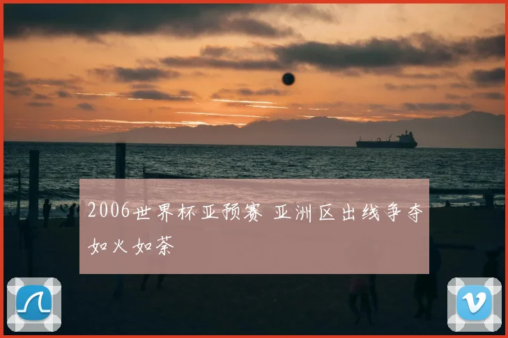 2006世界杯亚预赛 亚洲区出线争夺如火如荼